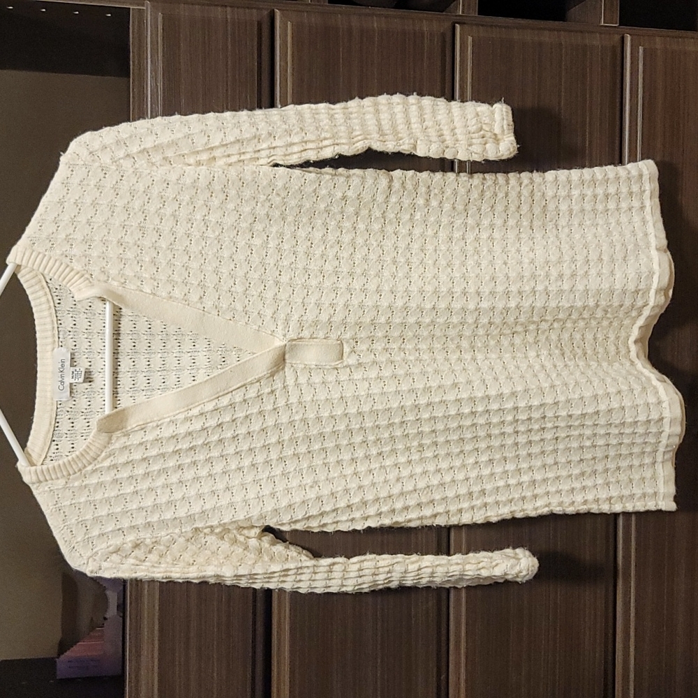 Calvin Klein off white sweater